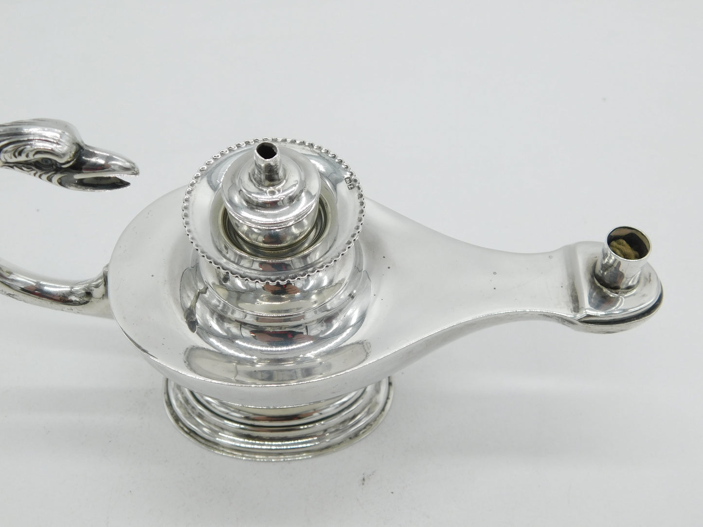 Sterling Silver Eagle Handle Cigar Table Lighter Antique 1924 Birmingham Deco