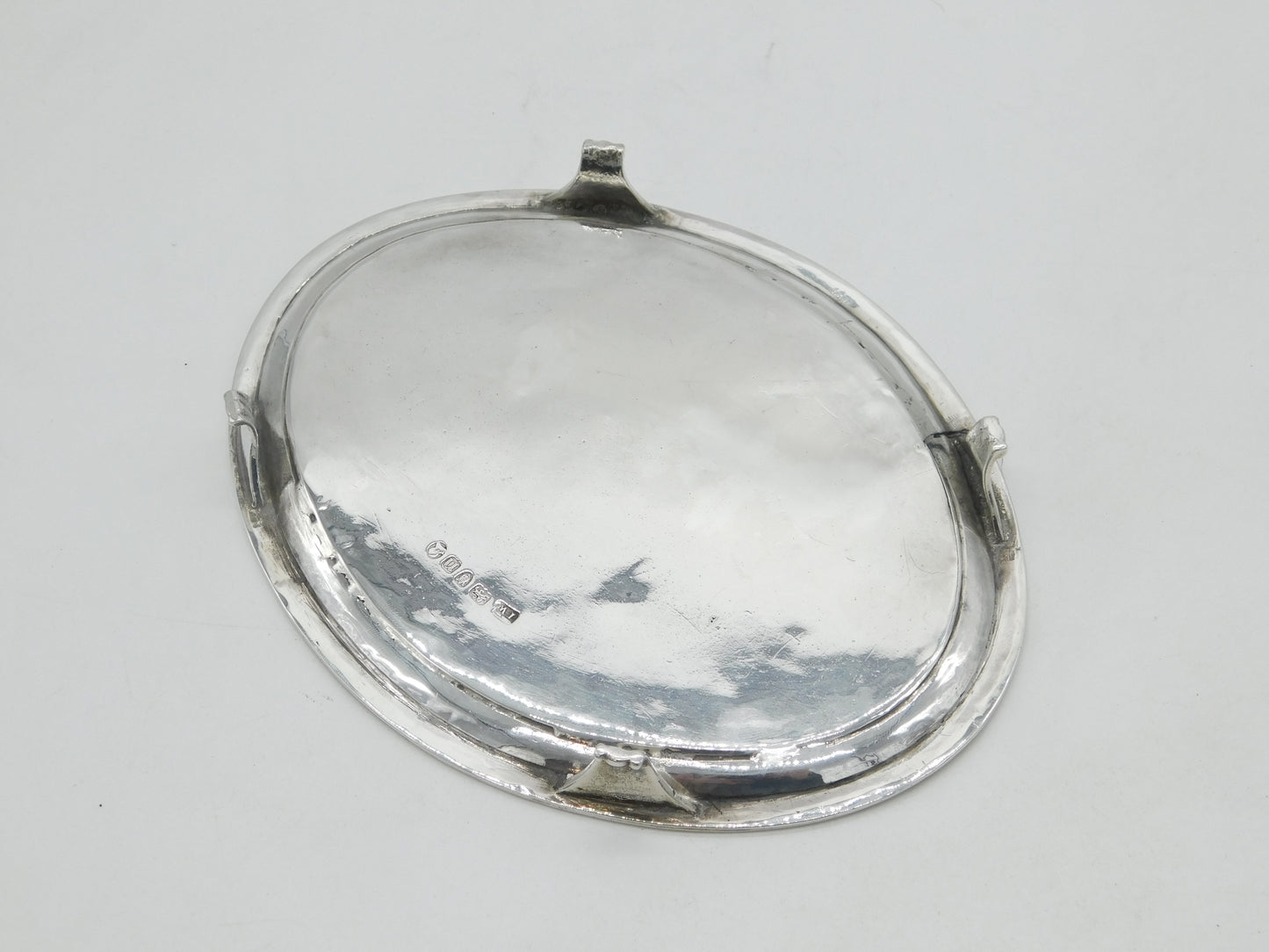 George III Sterling Silver Dog Crest Teapot Stand Antique 1788 London