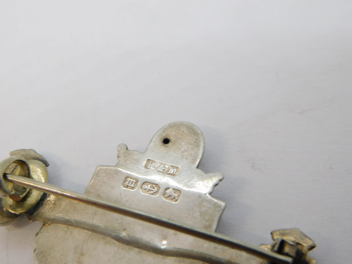 Victorian Sterling Silver Golden Jubilee Celebration Brooch Antique 1886 Bham