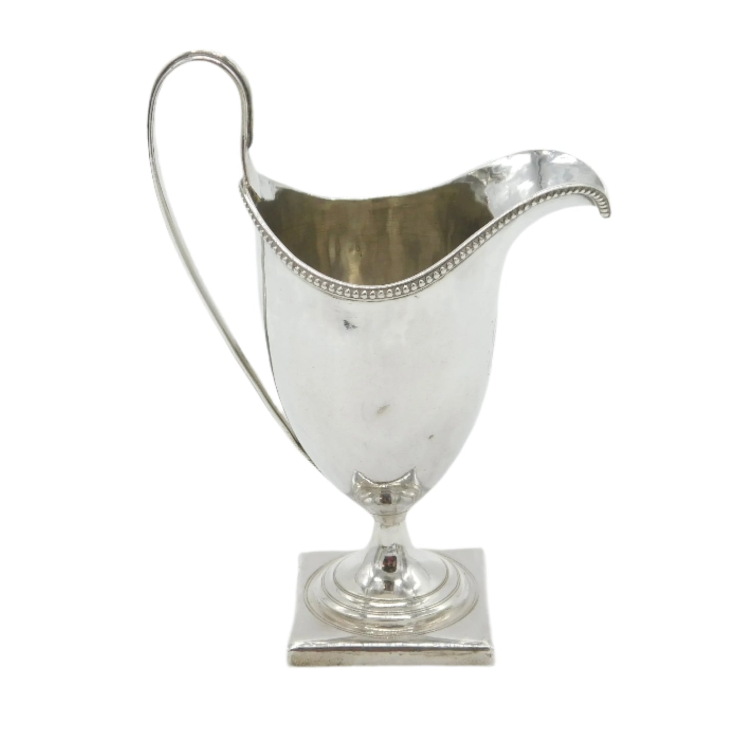 George III Sterling Silver Helmet Cream Jug Antique 1793 London Bateman
