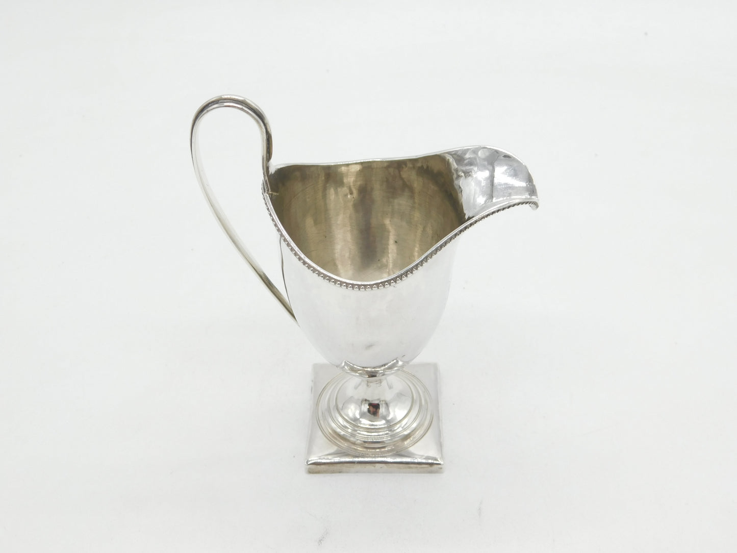 George III Sterling Silver Helmet Cream Jug Antique 1793 London Bateman