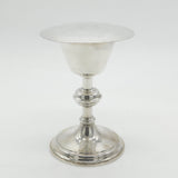 Sterling Silver 'IHS' Communion Chalice & Paten Antique 1929 London Art Deco