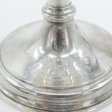 Sterling Silver 'IHS' Communion Chalice & Paten Antique 1929 London Art Deco