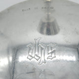 Sterling Silver 'IHS' Communion Chalice & Paten Antique 1929 London Art Deco