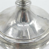 Sterling Silver 'IHS' Communion Chalice & Paten Antique 1929 London Art Deco