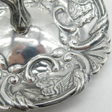 Sterling Silver Reynolds Angels Ring Tree Dish Antique 1913 Birmingham Art Deco