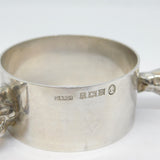 Sterling Silver Cast Novelty Racing Greyhound Napkin Ring Vintage 1978 Birmingham