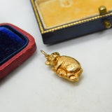 9ct Yellow Gold Australian Koala Charm Pendant Vintage 1971 Birmingham