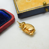 9ct Yellow Gold Australian Koala Charm Pendant Vintage 1971 Birmingham