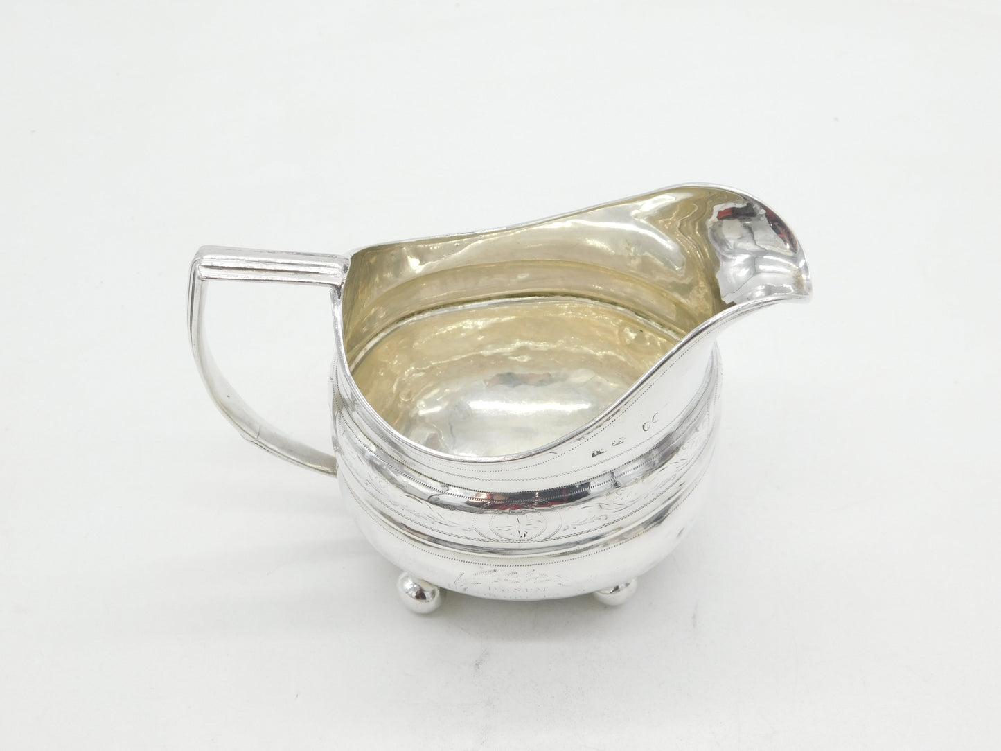 George III Newcastle Sterling Silver Cream Jug Antique c1790 Thomas Watson