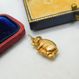 9ct Yellow Gold Australian Koala Charm Pendant Vintage 1971 Birmingham