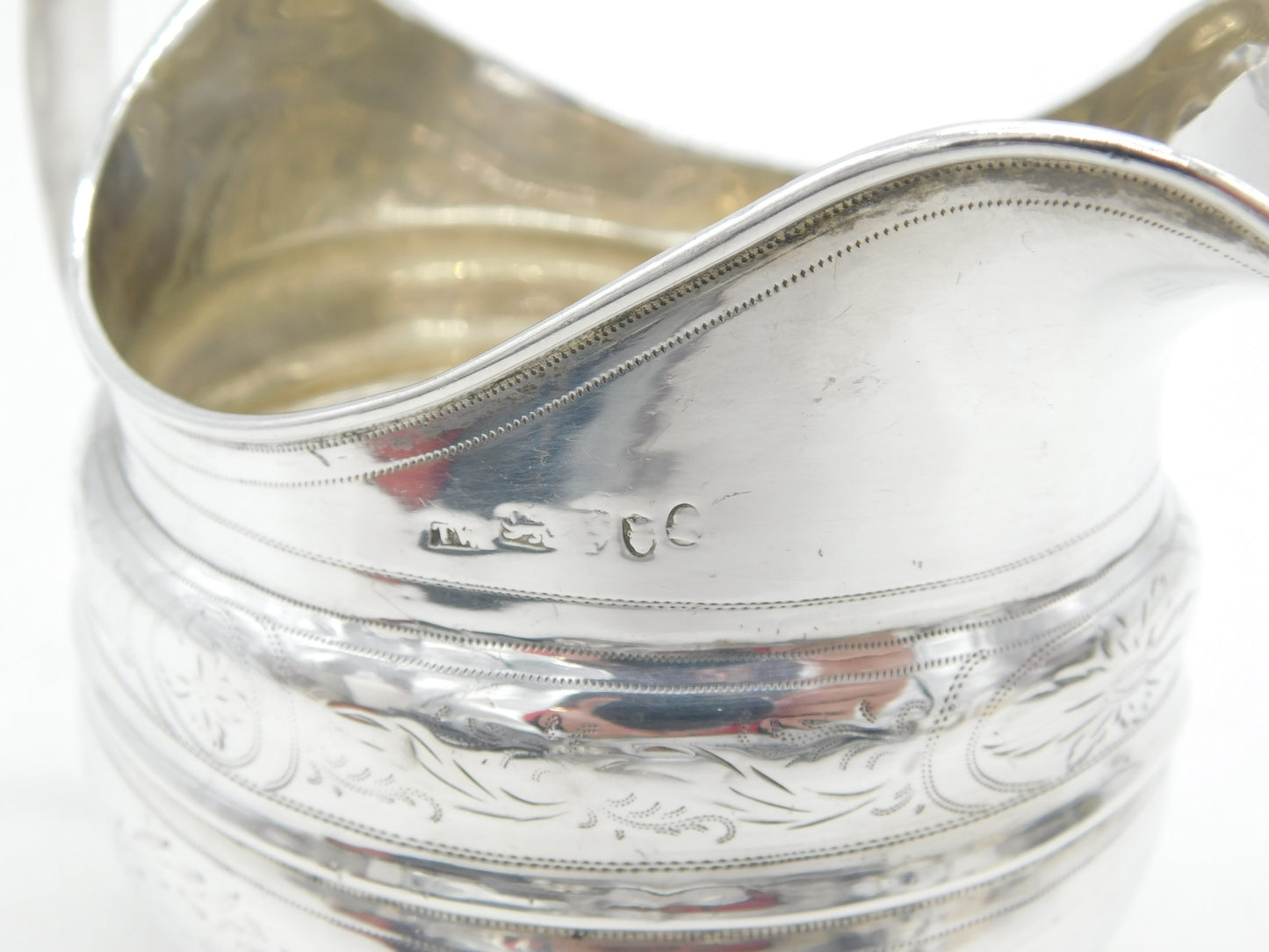 George III Newcastle Sterling Silver Cream Jug Antique c1790 Thomas Watson