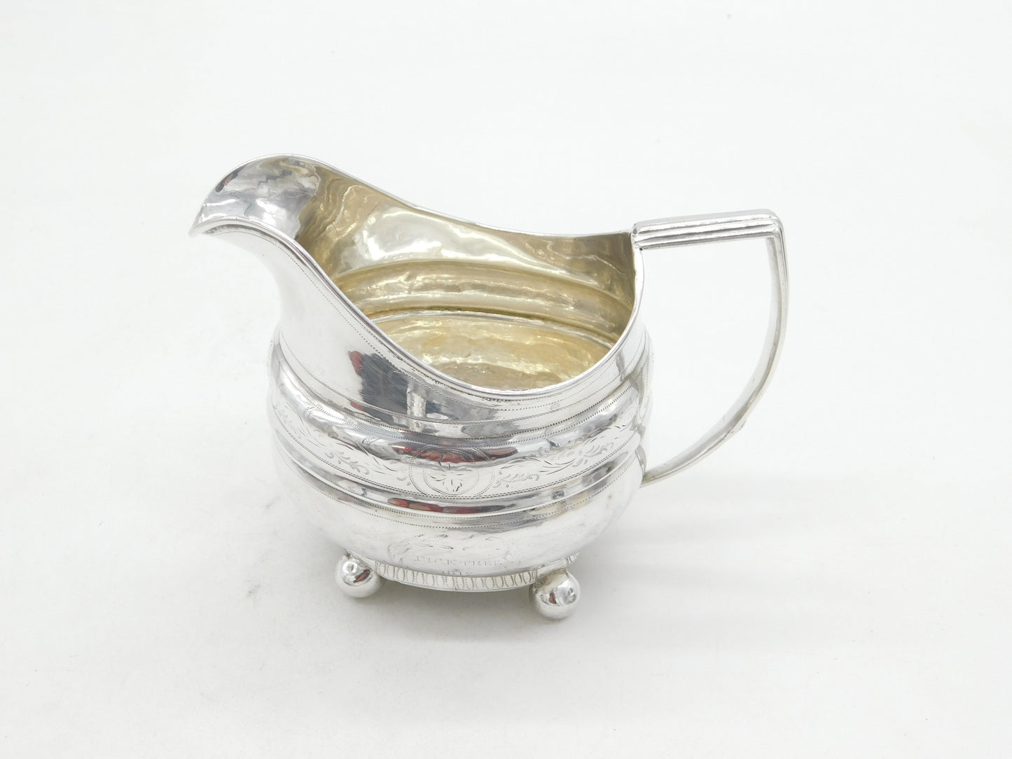 George III Newcastle Sterling Silver Cream Jug Antique c1790 Thomas Watson