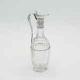 George III Sterling Silver Topped Cruet Sauce Jug Antique 1785 Birmingham
