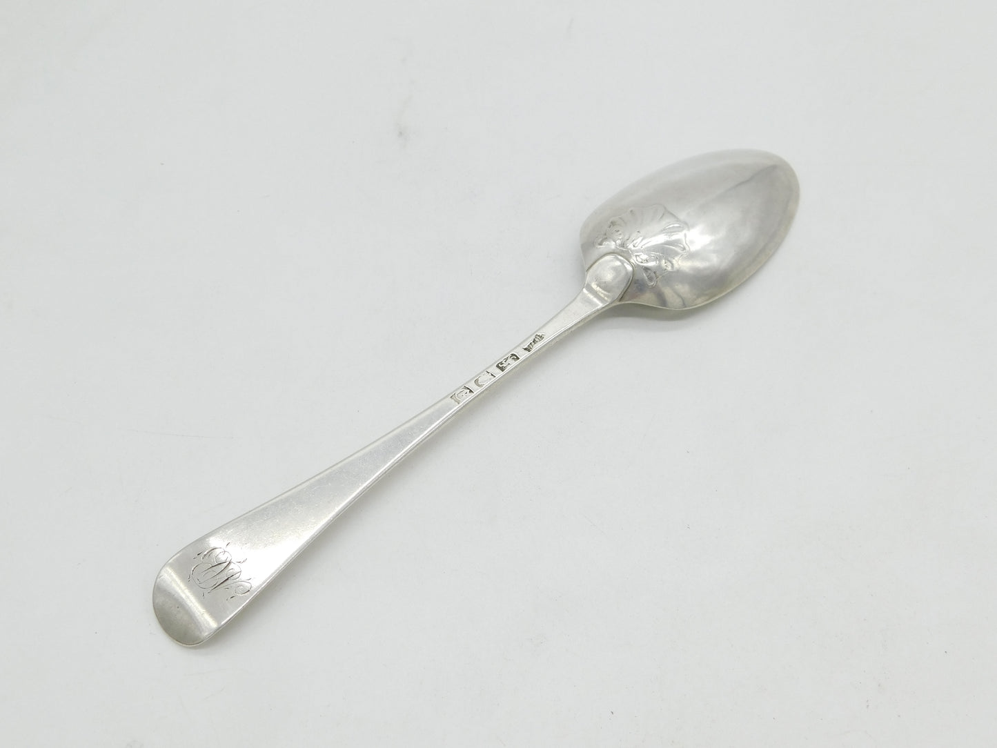 George II Sterling Silver Picture Tablespoon Antique 1758 London