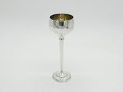 Sterling Silver Tall Fluted Wine Goblet Chalice Vintage 1972 Birmingham
