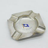 Sterling Silver & Enamel 'TSS Ulysses' Naval Ashtray Antique 1928 Birmingham