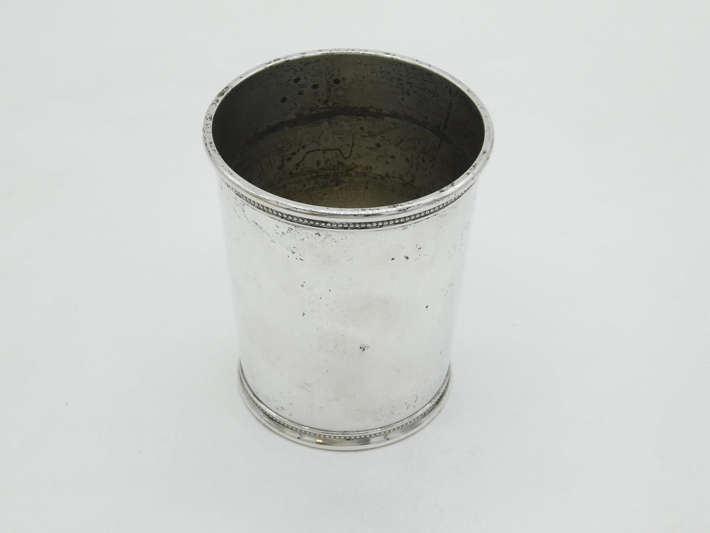 USA Sterling Silver Presidential Mint Julep Cup Beaker Mark J. Scearce 'LBJ'
