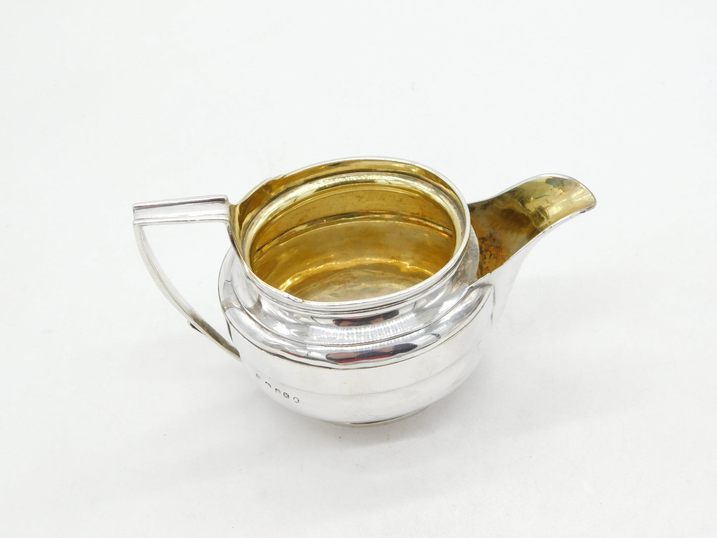 George III Sterling Silver Spouted Cream Jug Antique 1805 London