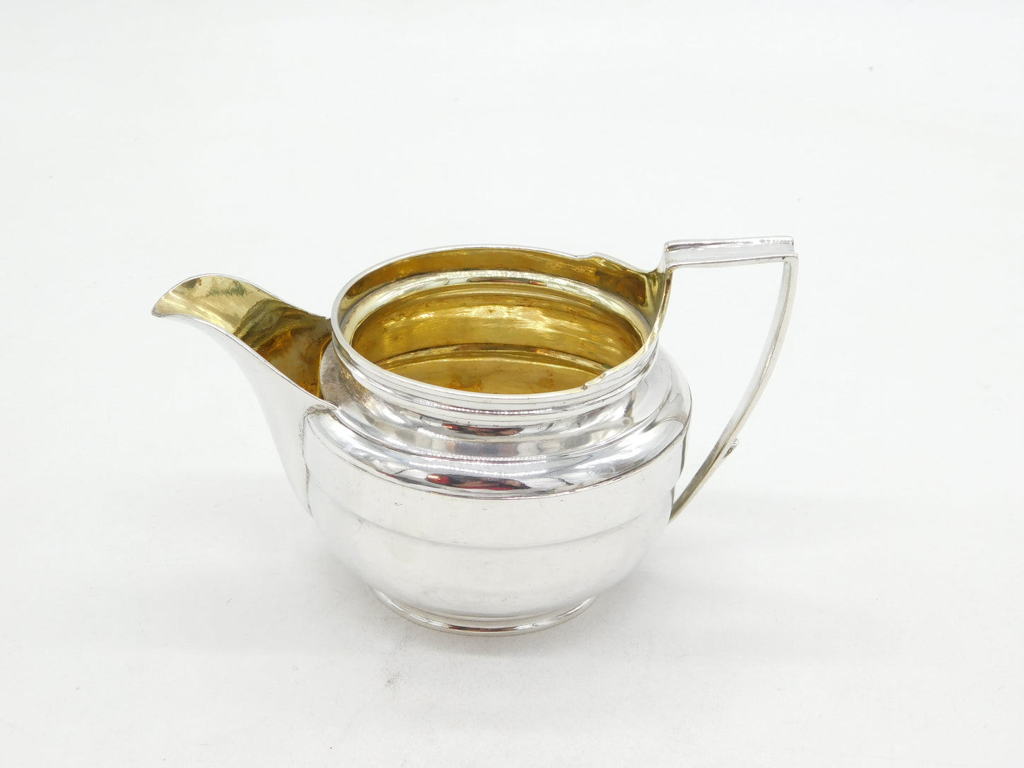 George III Sterling Silver Spouted Cream Jug Antique 1805 London