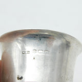 Sterling Silver Eastern Scene Wine Goblet Antique 1937 Birmingham Art Deco