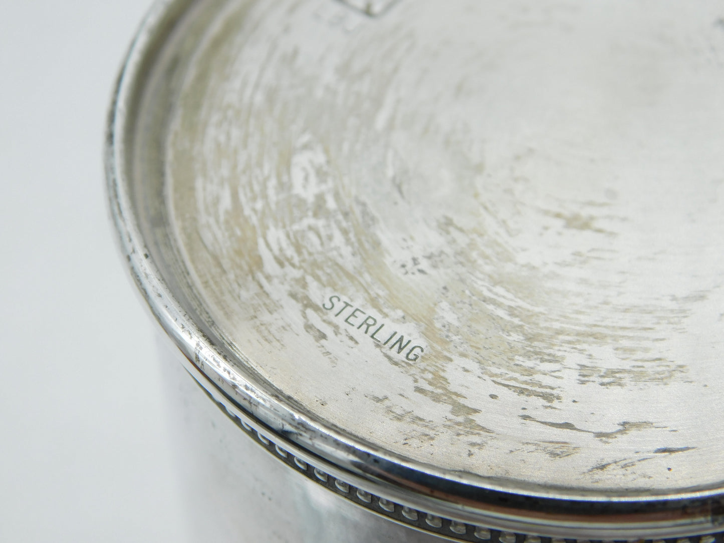 USA Sterling Silver Presidential Mint Julep Cup Beaker Mark J. Scearce 'LBJ'