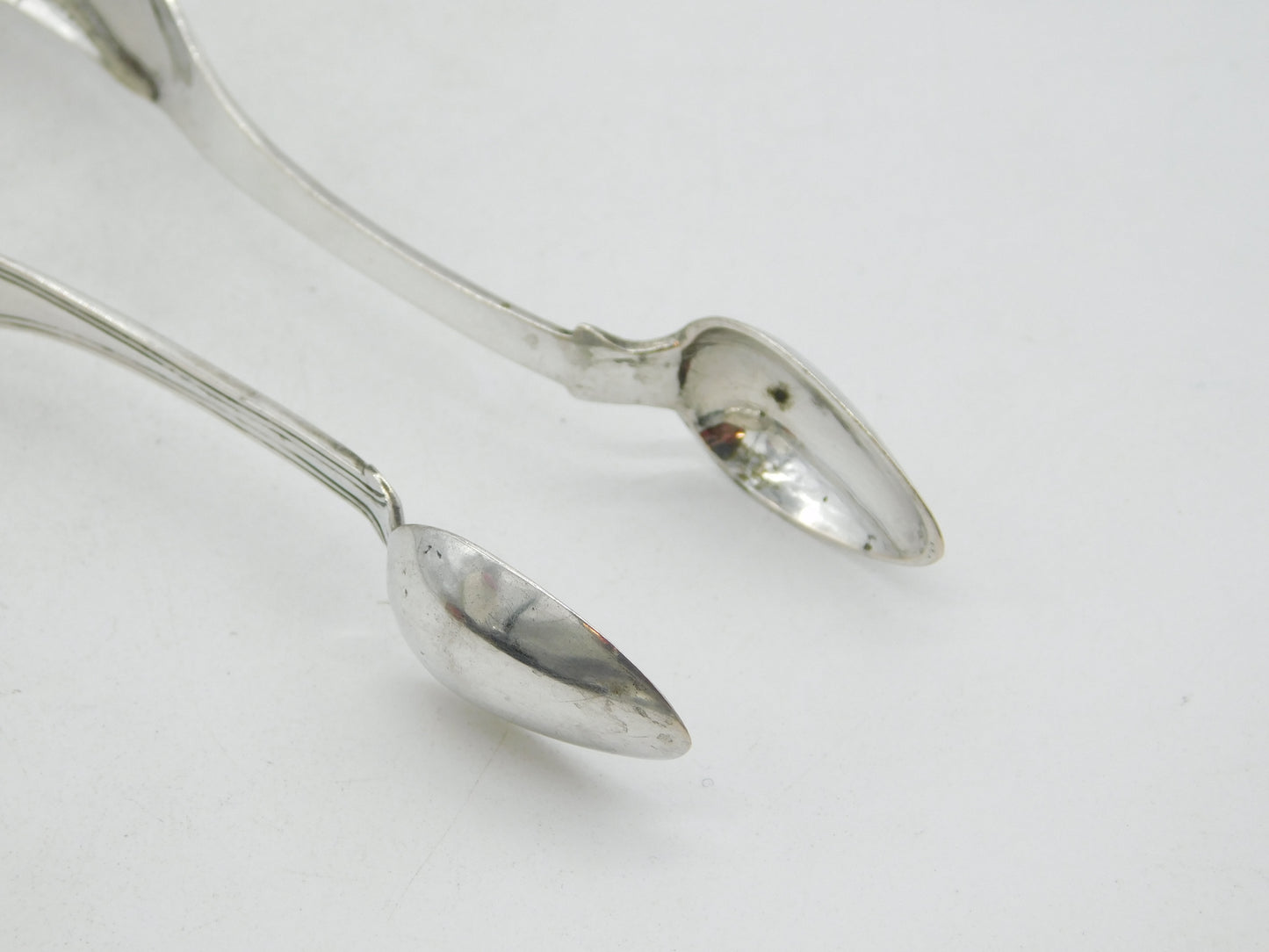Perth Provincial George III Sterling Silver Sugar Tongs Antique John Scott c1820