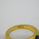 18ct Yellow Gold, 0.3ct Sapphire & Diamond Set Band Ring Vintage 1995 London