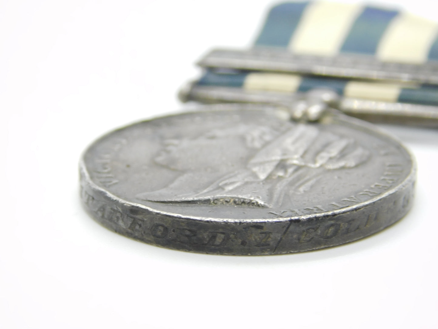 Coldstream Guards 1882 Egypt Medal w. Suakin 1885 Clasp PTE Stafford Antique