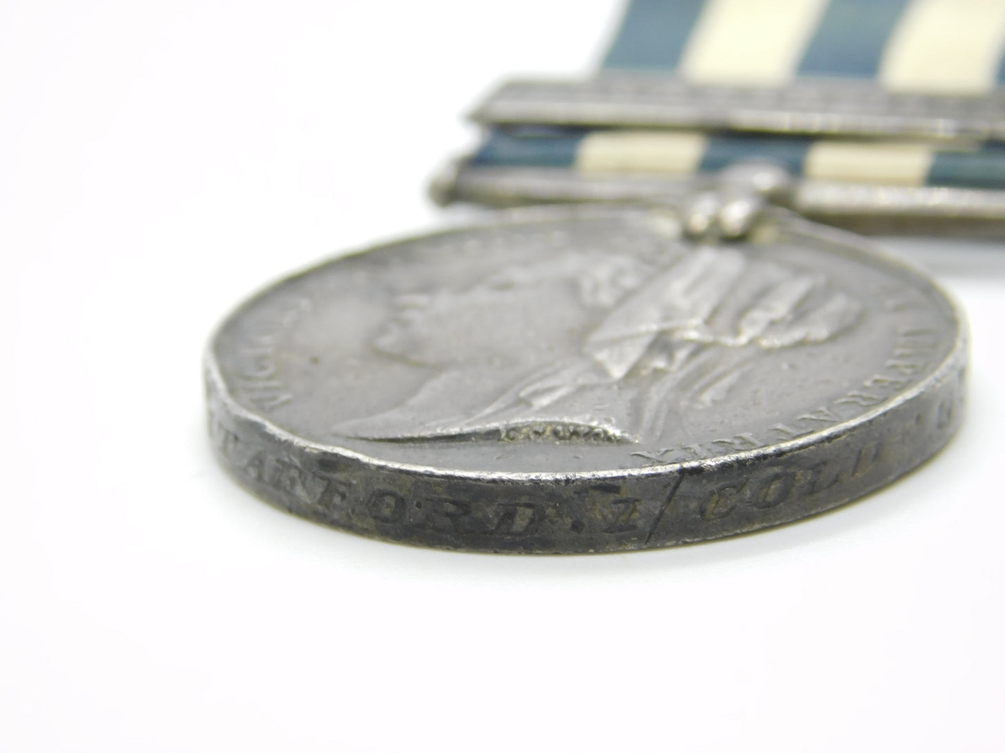 Coldstream Guards 1882 Egypt Medal w. Suakin 1885 Clasp PTE Stafford Antique