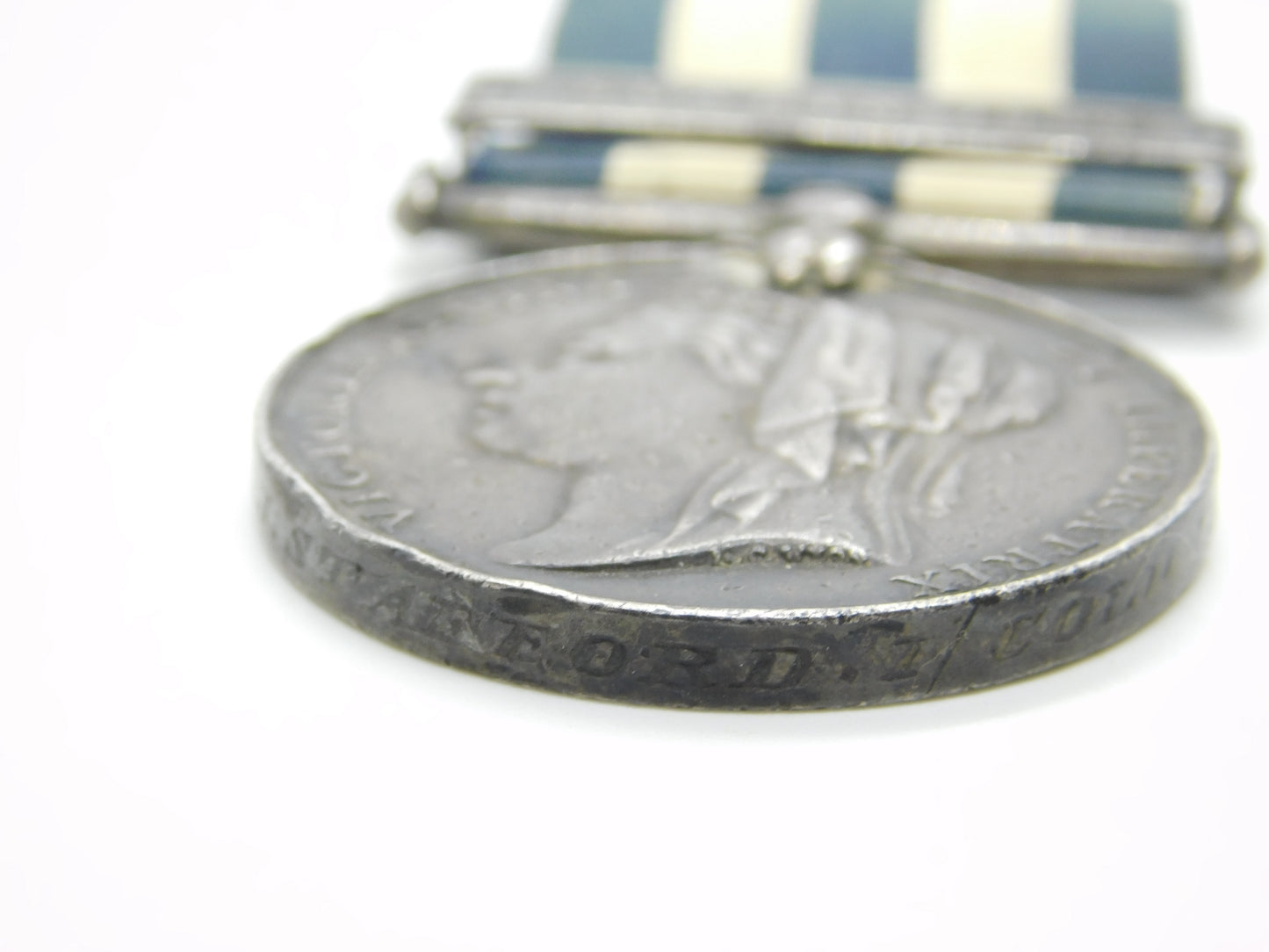 Coldstream Guards 1882 Egypt Medal w. Suakin 1885 Clasp PTE Stafford Antique