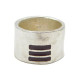 French 20th Century Biche de Bere Red Enamel Statement Ring Vintage c1980s