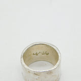 French 20th Century Biche de Bere Red Enamel Statement Ring Vintage c1980s