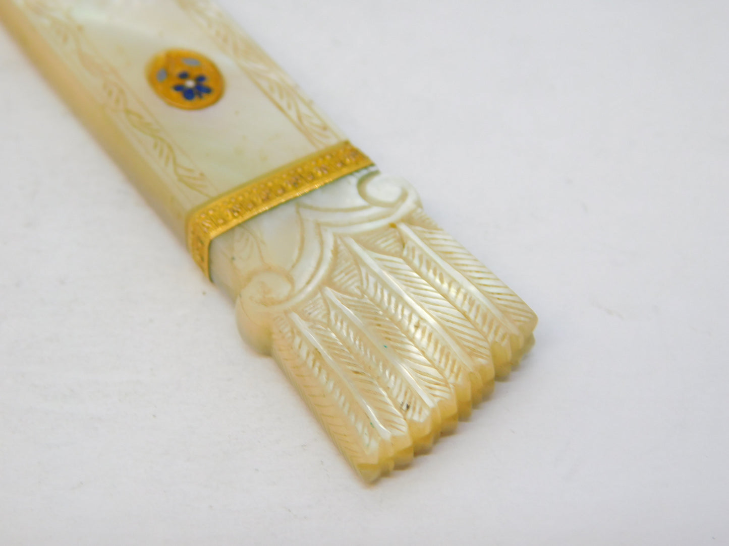 18th Century French Pearl, Gold, Enamel Palais Royal Etui Needle Case Antique c1790