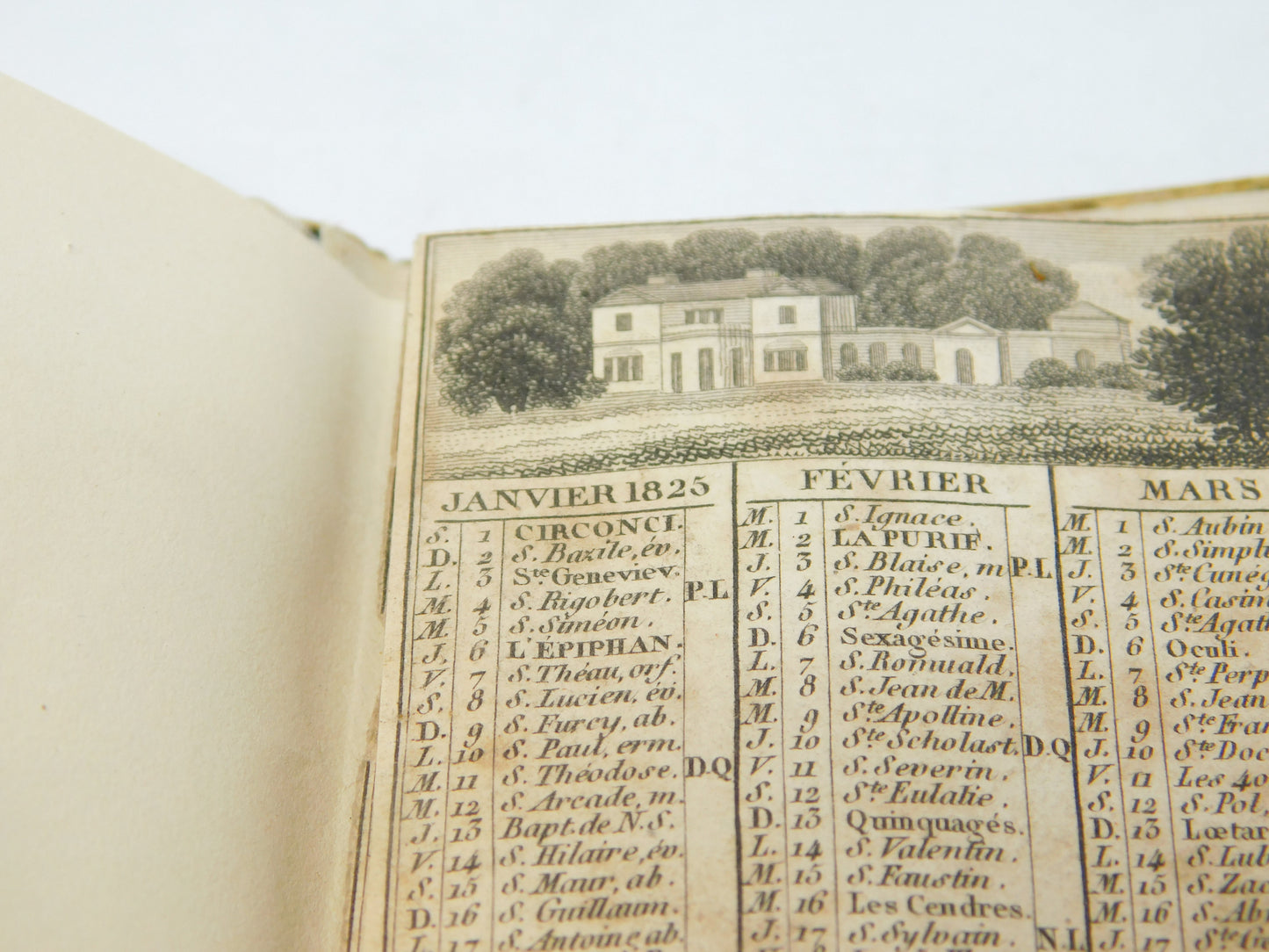 19th Century French Palais Royal Pearl & Gold Souvenir Aide Memoire Antique 1825