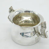 Sterling Silver Cat Kitten Handled Sugar Bowl Vintage 1994 Garrard & Co. London
