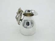 Sterling Silver Cat Kitten Handled Cream Jug Vintage 1994 Garrard & Co. London