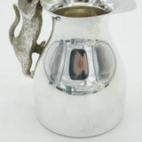 Sterling Silver Cat Kitten Handled Cream Jug Vintage 1994 Garrard & Co. London