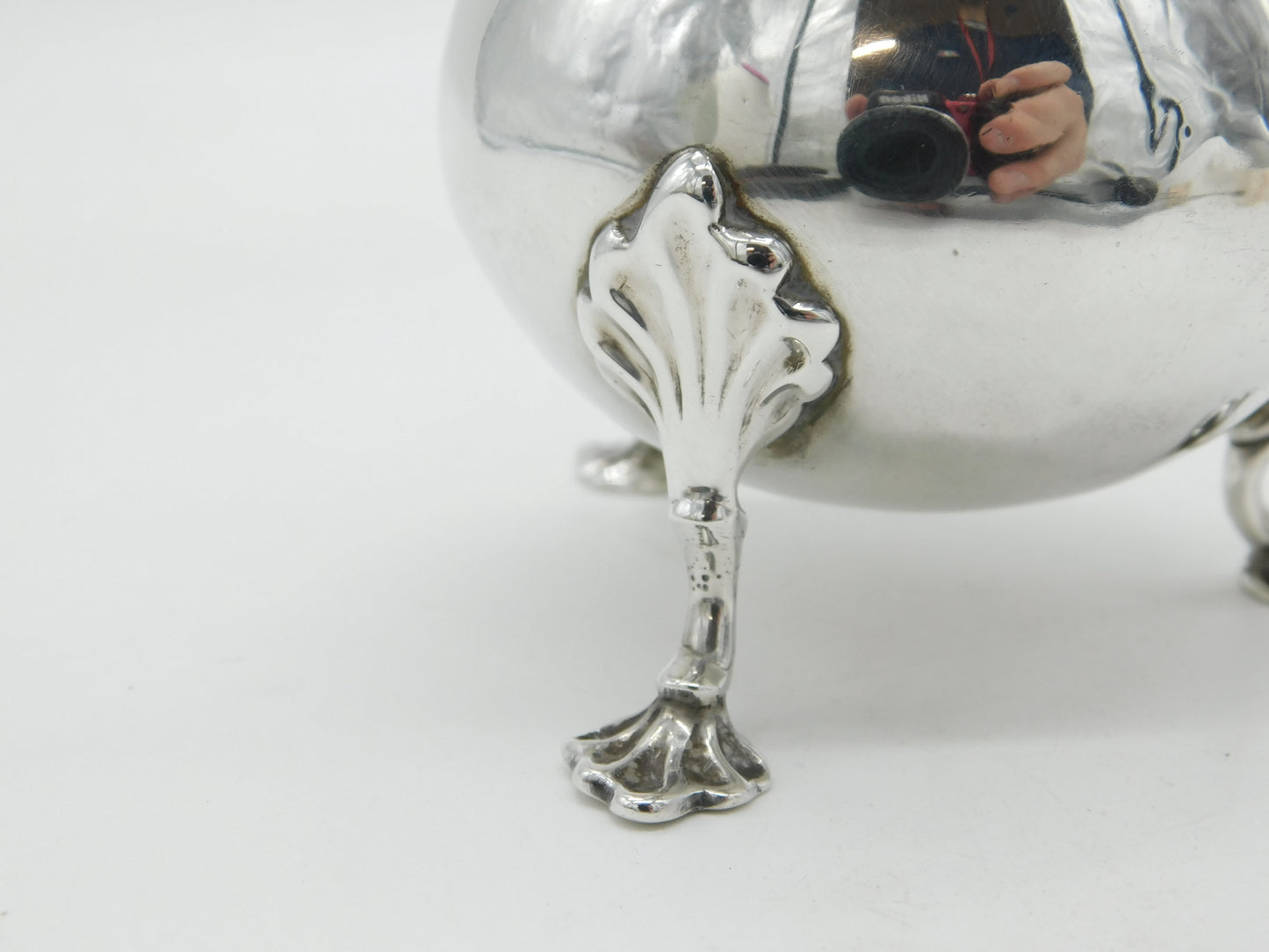 George III Sterling Silver Crested Baluster Cream Jug Antique 1813 London