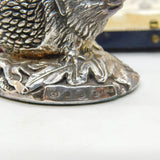 Sterling Silver Hedgehog Figurine Sculpture Vintage 1997 Birmingham