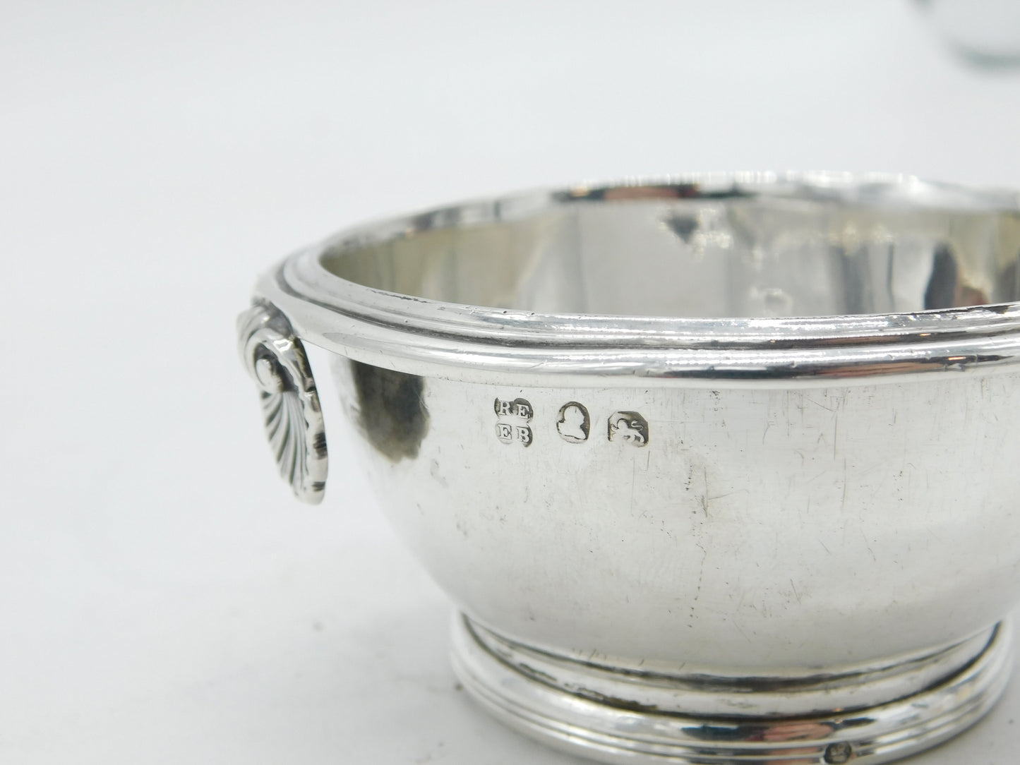 George III Sterling Silver Shell Pattern Wine Strainer Antique c1810 London