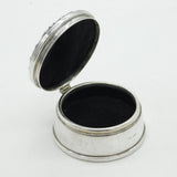 Sterling Silver Art Nouveau Pattern Jewellery Box Vintage 1992 Birmingham
