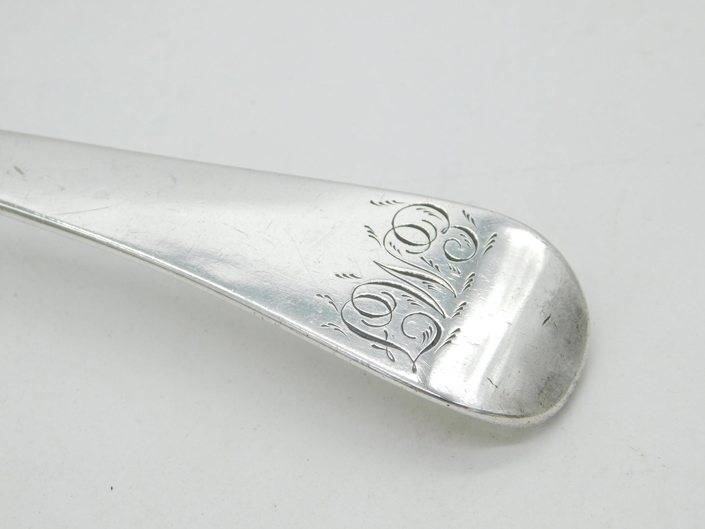 George III Sterling Silver Hanoverian Basting Spoon Antique 1806 London