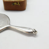 Sterling Silver Chatelaine Small Mirror Fob 1921 Birmingham Antique Art Deco