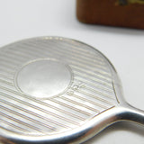 Sterling Silver Chatelaine Small Mirror Fob 1921 Birmingham Antique Art Deco