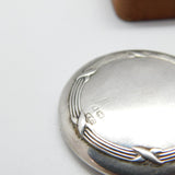 Sterling Silver Chatelaine Mirror Fob Pendant 1921 Birmingham Antique Art Deco
