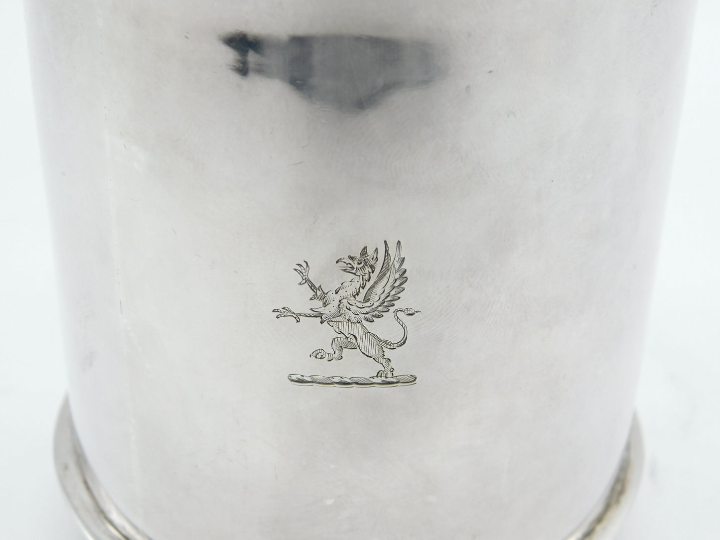 George IV Sterling Silver Sugar or Salt Crushing Barrel Antique 1827 London