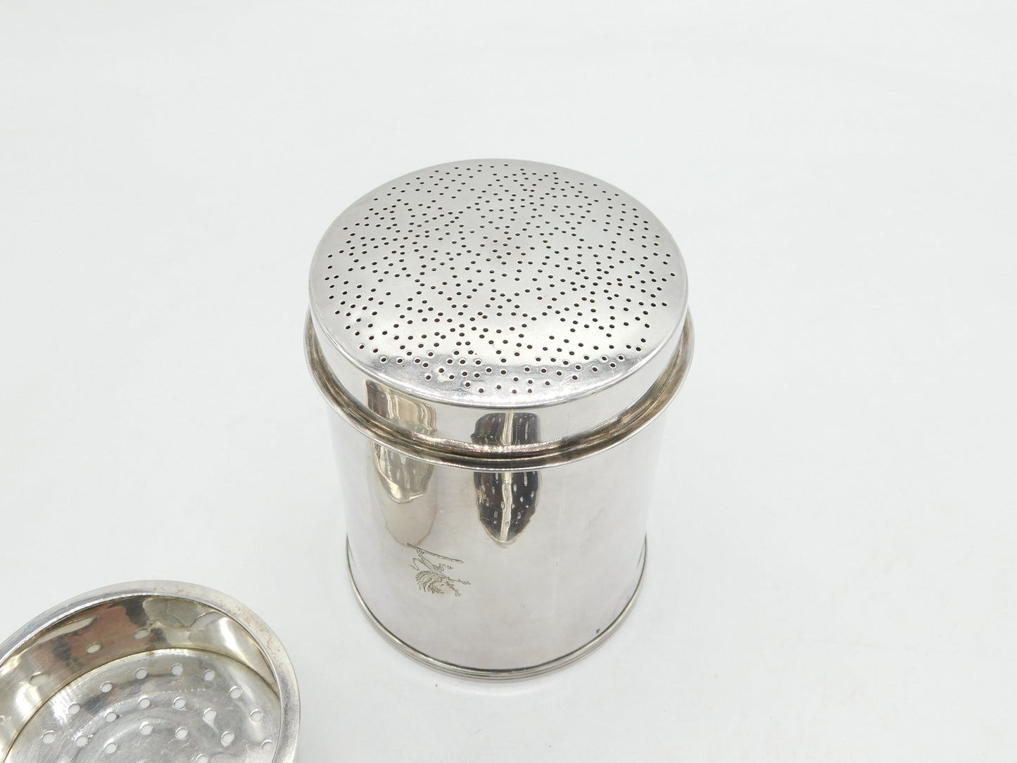 George IV Sterling Silver Sugar or Salt Crushing Barrel Antique 1827 London