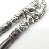 Sterling Silver Topped Mr. Punch Button Hook & Shoe Horn Antique 1911 Deco