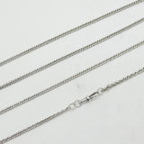 19th Century Sterling Silver Long Guard Muff Chain Necklace 160cm Antique c1860